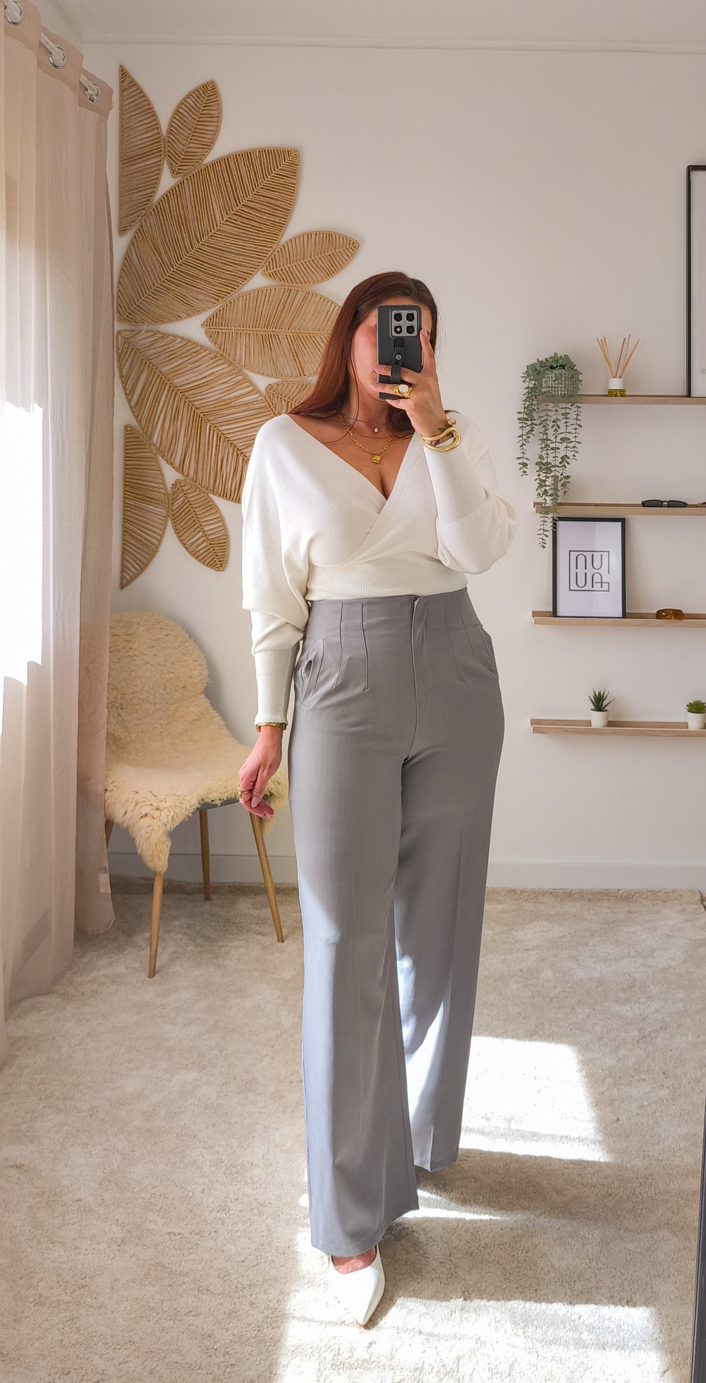 Calça Zara Wide Leg