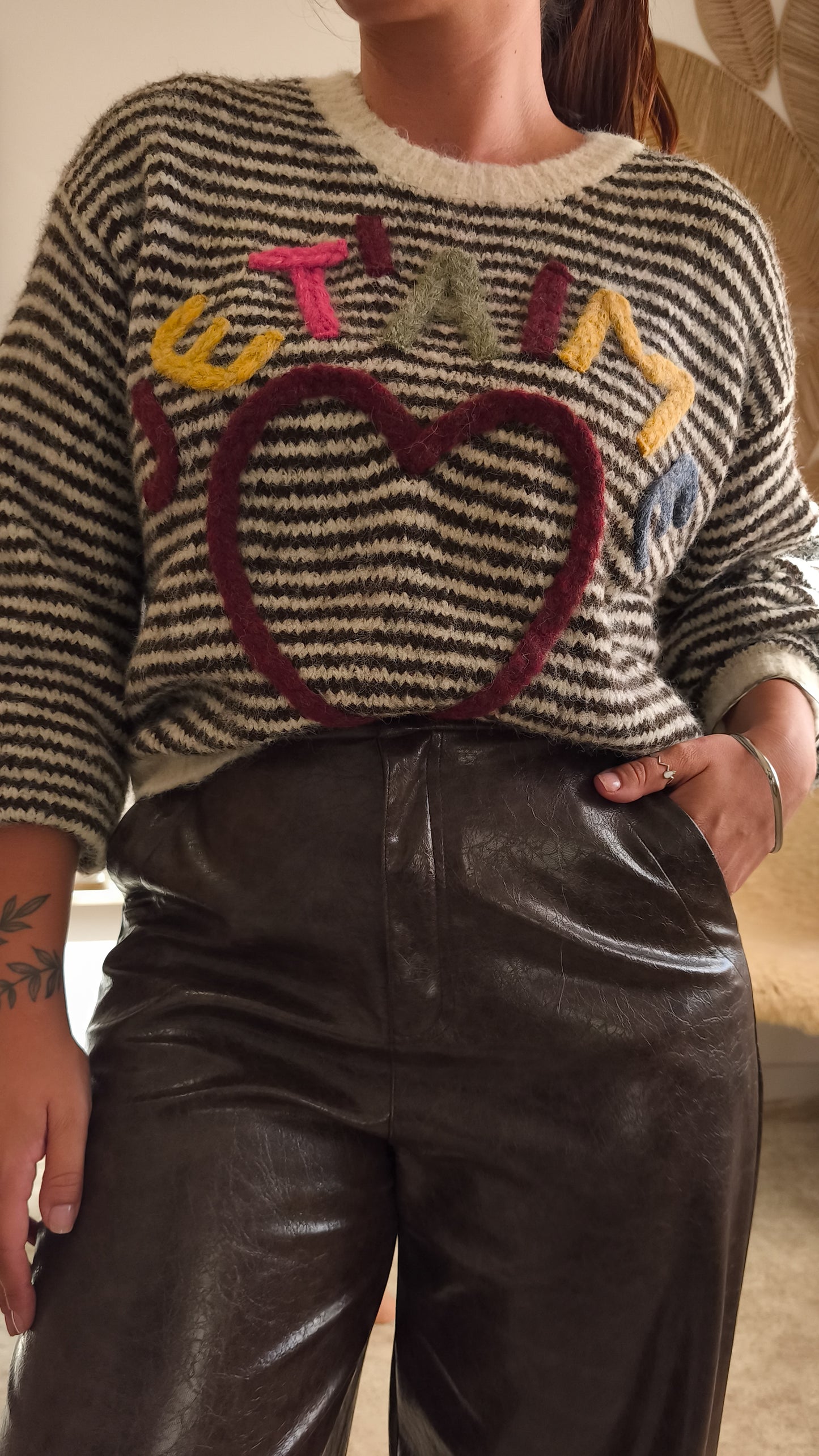 CAMISOLA DE MALHA JE T'AIME