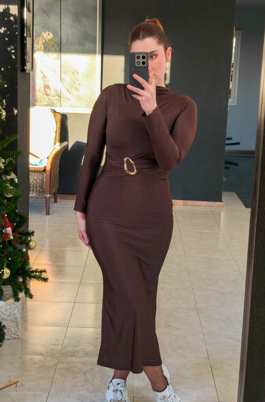 Vestido cintado