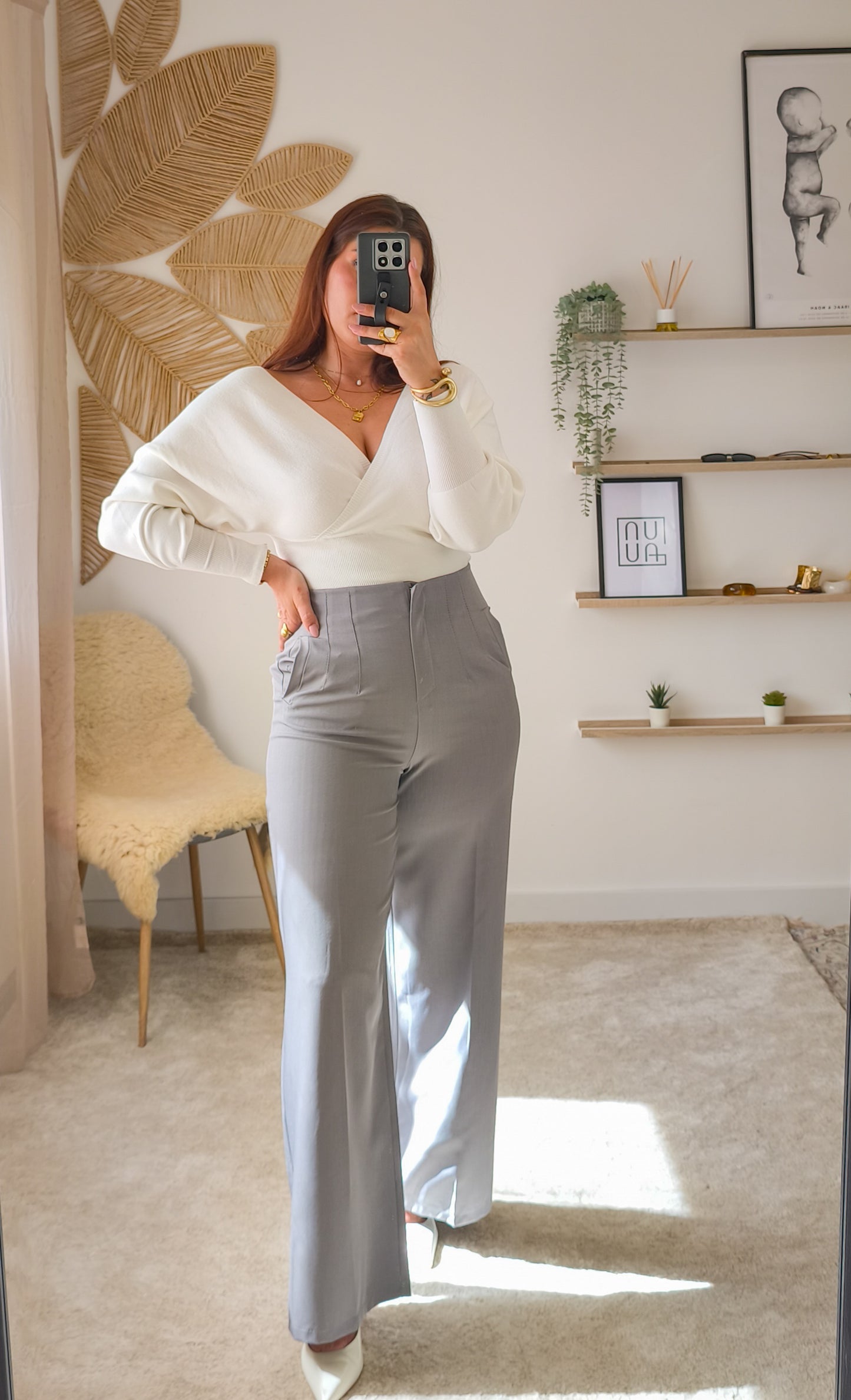 Calça Zara Wide Leg