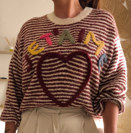 CAMISOLA DE MALHA JE T'AIME